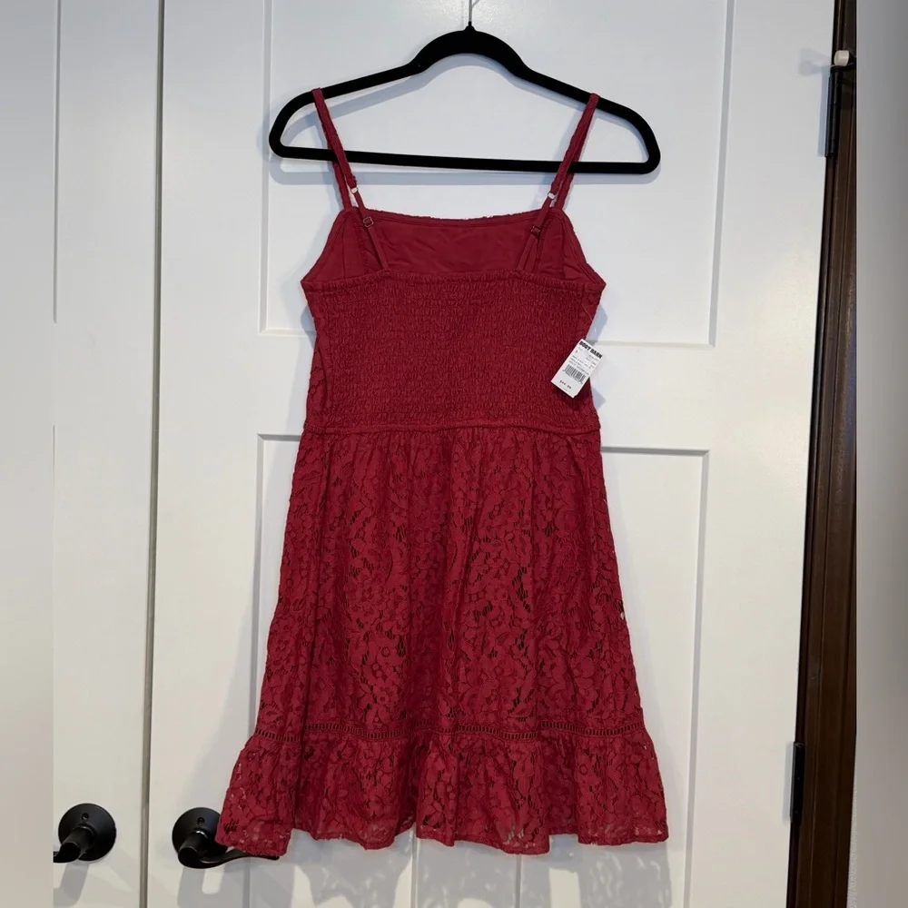 Beyond the Radar Boot Barn Dress Lace Ruffle Mini Dress - Picture 2 of 7